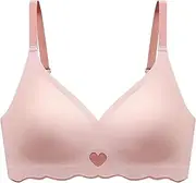 [Generic] Women Support Bras Cup Adjustable Shoulder Strap Large Size Underwire Bra Women Bras Plus Size Front Close