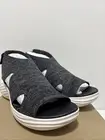 Clarks Womens 10M Black Marine Sail Cloudsteppers Sandals NIB
