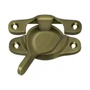 Deltana WLS9U5 Window Sash Lock, 1-1/8" x 3" in Antique Brass