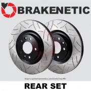 REAR SET BRAKENETIC Premium GT Slotted Brake Disc Rotors BNP34094.GT (for: Mini)