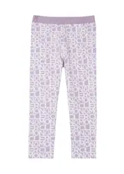 Moncler Kids Logo-print Stretch-cotton Leggings - Purple Other - 3 Years 3 years