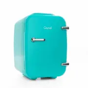 CAYNEL Mini Fridge Cooler and Warmer Portable Compact (4Liter / 6Can) Teal NIB