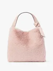 Knott Faux Fur Medium Crossbody Tote