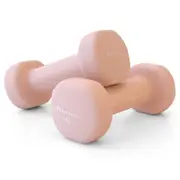 METEOR 1kgx2 Flat Bottom Neoprene Dumbbells