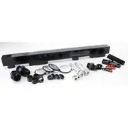 Aeroflow Billet EFI Fuel Rail Kit suit Nissan SR20 S13 - Black, AF64-2009BLK