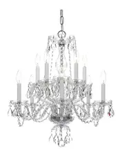 Crystorama 10-Light Traditional Crystal Chandelier Swarovski Spectra Crystal NoSize NoColor