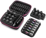 Breast Milk Storage Bag 44-Compartment Portable Essential Oil Storage Bag Combination EVA Essential Oil Box Multifunctional Storage Bag Storage Bag (Size : Rose Red)