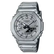 G-Shock G-Steel Fine Metallic Metal Bezel Silver Watch GShock GM-2100YM-8A