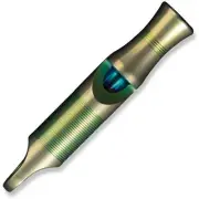 We Knife Co Ltd Titanium Whistle Green Cord Paracord Lanyard - A-05CP