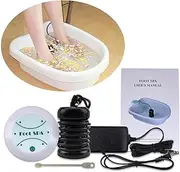 Ionic Foot Bath System,Portable Ionic Detox Foot Bath Cleanse SPA Machine Foot Spa Health Care Set, Detoxifying Instrument for Stress Relief, Help Sleep,Foot Bath