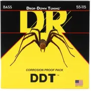 DR Strings DDT-55 Drop-Down Tuning Stainless Steel Heavier Bass Strings