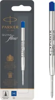 Parker Quinkflow Ballpoint Pen Blue Refill - Medium Tip - Pack of 1