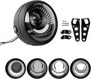 MAX COOL Motorcycle 6.5" LED Headlight Mount Bracket 12V Suitable for Cafe Racer Bobber