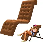 Misaakoeq Lounge Chair Cushion,Chaise Lounge Cushion Elastic Lawn Furniture Cushions - Chair Seat Pads Thick Patio Seat Cushions for Sofas Recliners Rocking Chairs