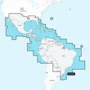 Navionics+ Plus Chart Gulf Coast Mexico Caribbean to Brazil MicroSD MSD NASA004L