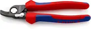 Knipex Cable Shears with Opening Spring Grip, 165 mm Length
