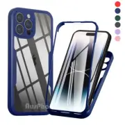 360 Full body Case For iPhone 14 13 12 11 Pro Max XR X XS Max 7 8 Plus SE Screen
