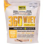 Protein Supplies Australia 360 Whey Protein Powder Vanilla Bean 1kg