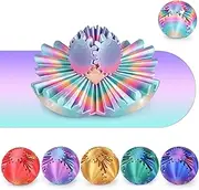 Gear Ball 3D Printed Spin Ball or Cube Fidget Toy,Gear Sphere Fidget Toy,Fidget Ball Gear Toy for Stress and Anxiety Relief, Stress Ball GearSphere Desk Toy for Adults & Kids(Rainbow,6CM)