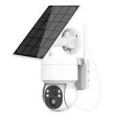 Hiseeu WTD514 4MP 1440P 5X Zoom Outdoor Solar Powerd Camera PTZ WiFi Wireless IP Cam PIR Motion Detection Night Vision T