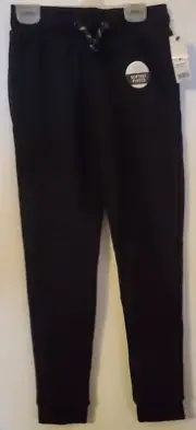 Zelos Girl's Skinny Jogger Black Fleece Medium