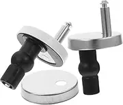 2pcs Toilet Seat Hinge Bolt Kit with Expanding Rubber Nuts Quick Release Replacement Screws for Secure Fit and Easy Installation Compatible with Various Toilet Seat Models