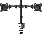 Dual Monitor Stand, Dual Monitor Arm HD LED TV Freestanding Mount Holder 2 Arm Display Bracket 8KG