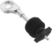 Abaodam Cymbal Stacker Mount Drum Leg Support Durable Metal Construction Easy Installation Compatible with Various Drum Kits for Percussion Enthusiasts Includes Cymbal Holder