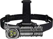 LED Powerful Headlamp Flashlight with Headband High Bright Work Light USB Rechargeable Multifunctional Flashlight Power Display for Outdoor Camping Hiking Working