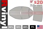 Rtint Precut Window Tint Kit for Mitsubishi Galant 1999-2003 Tinting Films (for: Mitsubishi)