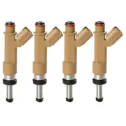 Fuel Injector 23209-09140 23250-0T010 23209-39145 for Matrix for XD Base Hatchback ,4PCS Brown
