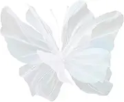 Large Butterfly Wall Decorations - Decorative Butterflies Wall Decor,Mesh Handmade Art, 19.7 Inch Wall Art Decor, Photo Props Butterfly Decorations