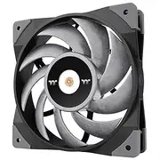 Thermaltake ToughFan 12 Turbo, PWM Controlled PWM 500~2500rpm, Metal-Reinforced Motor Hub, Gen.2 Hydraulic Bearing 120mm Case/Radiator Fan (Single Pack) CL-F121-PL12GM-A, 140mm,Black