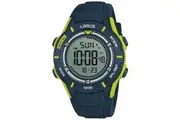 Lorus Chronograph R2365MX9 Grey Dial Blue Silicone Unisex Watch