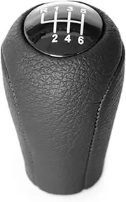 ZFGVGNMTYA Leather 5/6-Speed Gear Shift Knob fit for MAZDA 3 fit for BK fit for BL 5 fit for CR fit for CW 6 fit for II GH fit for CX-7 fit for ER fit for MX-5 NC fit for III 23 MT Leather Shifter Lev