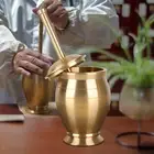Mortar and Pestle Set Easily Crush Polished Multifunction Spice Grinder Garlic
