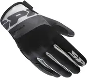 Spidi Flash-KP Tex Motorcycle Gloves, black-grey, Size 2XL for Men Black Grey