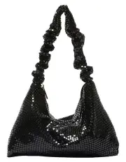 [Ravella] Disco Bag in Black Mesh