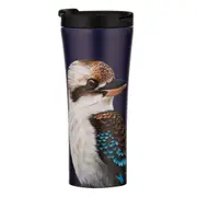 Ashdene Stainless Steel 500ml Modern Birds Kookaburra Travel Mug Drink Cup w/Lid