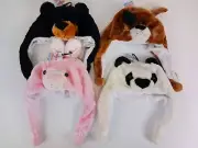 True Gear North Juniors BEAR PANDA BUNNY winter skull cap (Lot 4) NWT