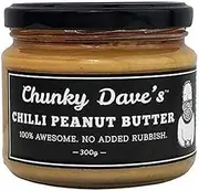 Pepe Saya Chunky Dave's Chilli Peanut Butter 300 g (Pack of 6)