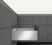 Blum 770C27S0S LEGRABOX 11" L x 7" H Full Extension Concealed - Grey