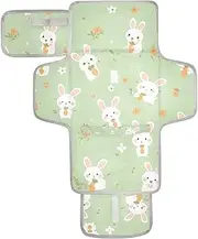 Reusable Diaper Changing mat with Tissue Pocket Portable Changing pad for Baby for Moms, Dads