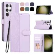 For Samsung Galaxy S24 S23 S22 S21 S20 S10 Note20 Leather Wallet Card Slot Cover