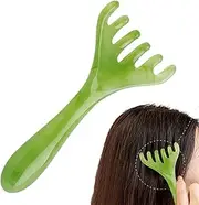 Head Massager - Scalp Handheld Resin Comb | Portable Scalp Comb | Manual Relaxation Tool for Father Mother Soothing Massage Home Care Grooming Men Spa