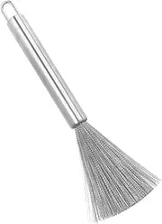 Vaguelly Dish Cleaning Scraper Brush Durable Long Handled Pot Brush for Effortless Kitchen Cleaning Resistant Bristles for Pots Pans and Grills