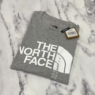 THE NORTH FACE 北臉 情侶款 經典LOGO圓領短T 短袖 素T 版型偏大 短袖t恤 上衣 休閒短袖 大尺碼