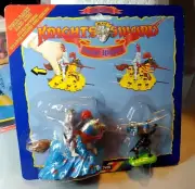 Britains Knights of the Sword Blue Motorised Power Knights 1980s Pull and Aim