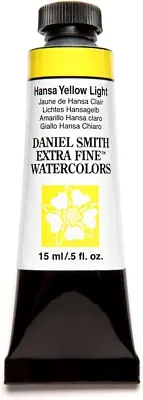 Daniel Smith Extra Fine Watercolor 15Ml Paint Tube, Hansa Yellow Light (28460004