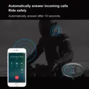 Wireless Bluetooth Motorcycle Helmet Headset Headphone Hands-free Call Music FM
